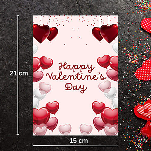 House of Festivals Valentine's Day Greeting Card - 21 x 15 cm, 1 pc