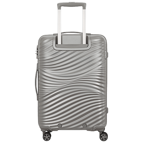 Kamiliant by American Tourister Luggage Trolley Bag - 8 Wheels, Silver, 35 L