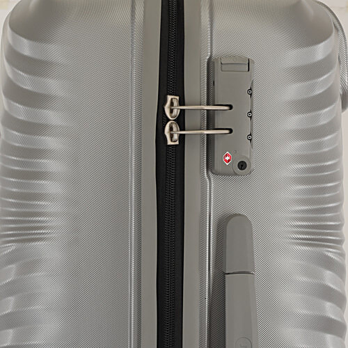 Kamiliant by American Tourister Luggage Trolley Bag - 8 Wheels, Silver, 35 L