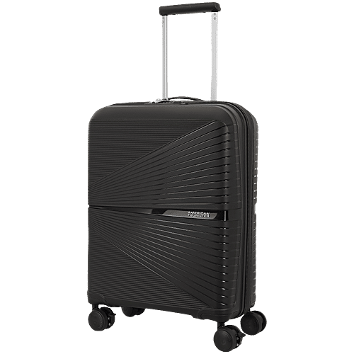 Kamiliant by American Tourister Airconic 55 cm Cabin Hard Trolley Bag - Black Box, 1 pc
