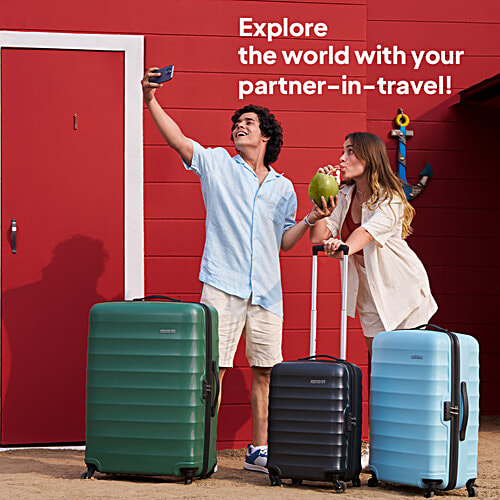 American Tourister Cabin (55) Barcelona Trolley Luggage - GunMetal, 1 pc  