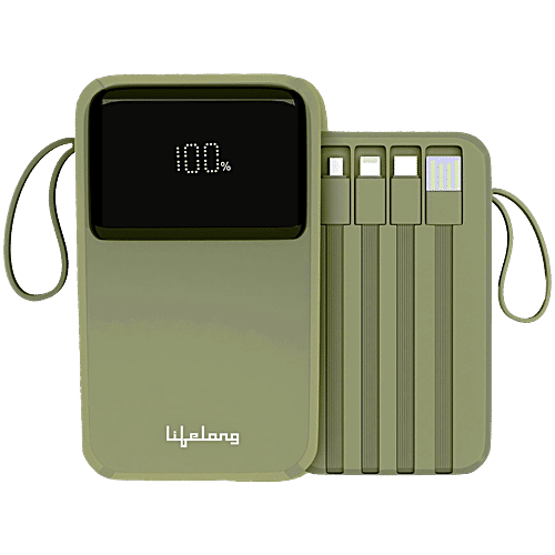 Lifelong 20000 mAh Fast Charging Power Bank, 1 pc  