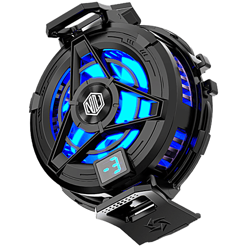 Nu Republic Dread Chill Magnetic Mobile Gaming Cooler With Led Temperature Display - Black, 1 pc  