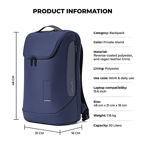 Mokobara The Transit Backpack - Private Island, 30 L, 1 pc  