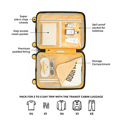 Mokobara The Transit Cabin Luggage - Crypto, 40 L, 1 pc  