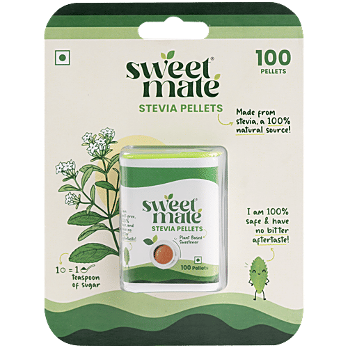 Sweetmate Plant Based Sweetener Stevia Pellets, 100 pcs  