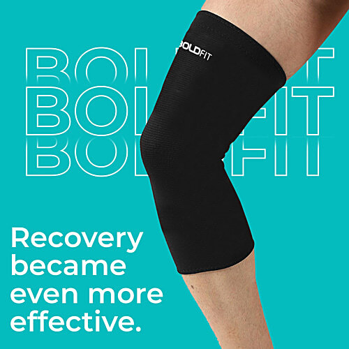 Boldfit Gym Knee Cap/Brace - L, For Women & Men, 1 Pair  Knee Pain Relief Product, Knee Support, Knee Brace, Knee Pad, Knee Guard, Knee Band and Knee Belt