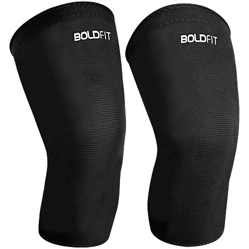 Boldfit Gym Knee Cap/Brace - L, For Women & Men, 1 Pair  Knee Pain Relief Product, Knee Support, Knee Brace, Knee Pad, Knee Guard, Knee Band and Knee Belt