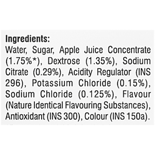 Electrorush Plus Apple Drink, 200 ml With Vital Electrolytes, Gives Instant Energy, No Preservatives, Ready To Serve Fruit Beverage