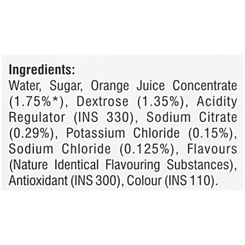 Electrorush Plus Orange Drink, 200 ml With Vital Electrolytes, Gives Instant Energy, No Preservatives, Ready To Serve Fruit Beverage