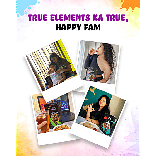 True Elements Thandai Mix - Ready To Drink, 200 g  Sweetened with Jaggery, 37% Almonds & Cashews, 32% Less Sugar