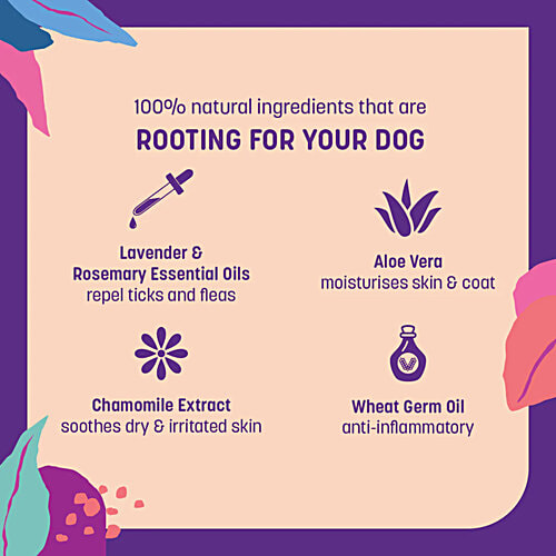 Heads Up for Tails Tick & Flea Relief Dog Shampoo, 200 ml  