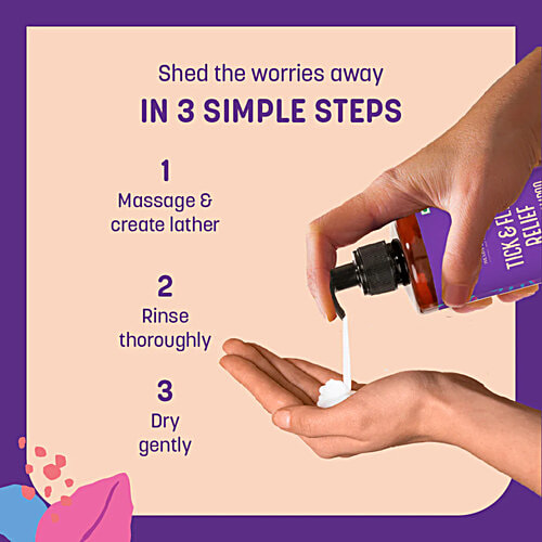 Heads Up for Tails Tick & Flea Relief Dog Shampoo, 200 ml  