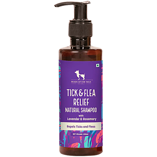 Heads Up for Tails Tick & Flea Relief Dog Shampoo, 200 ml  