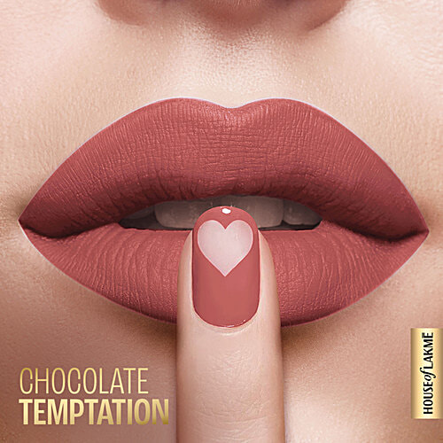 Lakme Xtraordin-Airy Lip Mousse Mini, 1.8 g Chocolate Temptation Moisturising Formula, Infused with Cocoa Butter