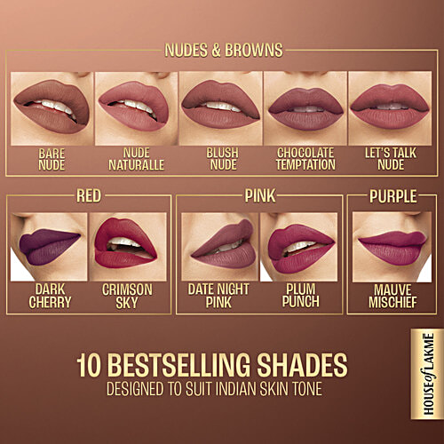 Lakme Xtraordin-Airy Lip Mousse Mini, 1.8 g Chocolate Temptation Moisturising Formula, Infused with Cocoa Butter