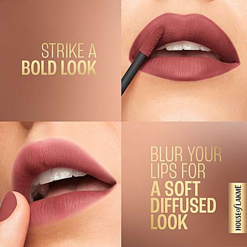 Lakme Xtraordin-Airy Lip Mousse Mini, 1.8 g Chocolate Temptation Moisturising Formula, Infused with Cocoa Butter