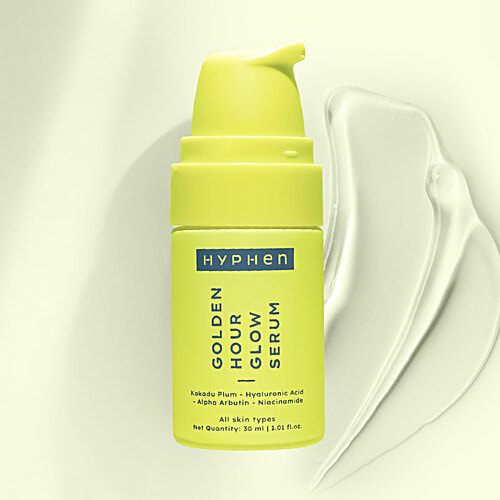 Hyphen Golden Hour Glow Serum - With Niacinamide, 30 ml  For All Skin Types, Brightens Skin, Deeply Hydrates, Antioxidant Rich