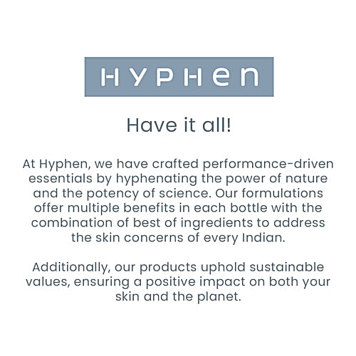 Hyphen All I Need Sunscreen - SPF 50 PA++++, With Ceramide, 50 ml  Broad Spectrum, For All Skin Types, Moisturises, Protects from UV Rays & Blue Light