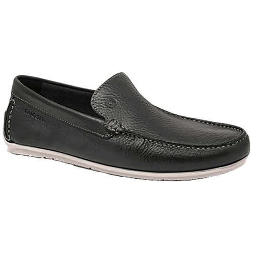 Ruosh Men's Macau Black Loafers, 1 Pair (UK/IND-7) 