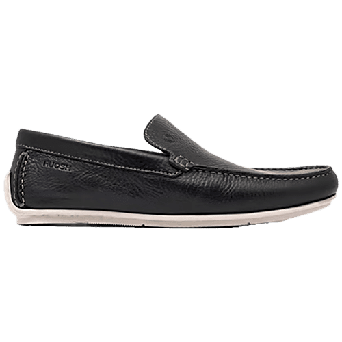 Ruosh Men's Macau Black Loafers, 1 Pair (UK/IND-7) 