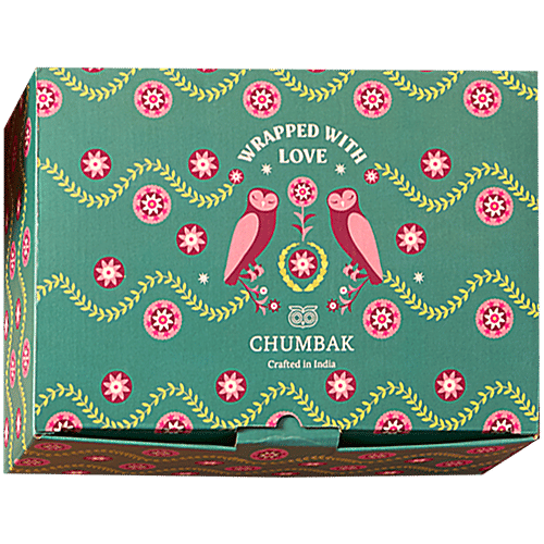 Chumbak Ikat Tea Ceramic Mugs, 200 ml (Set of 6)