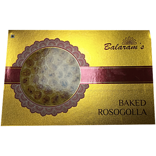 Balaram Mullick and Radharaman Mullick, Kolkata Baked Rosogolla, 500 g (10 pcs) 