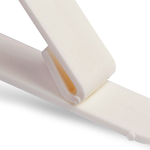 bb home Table Cloth Holder Clamps - White, 4 Pcs