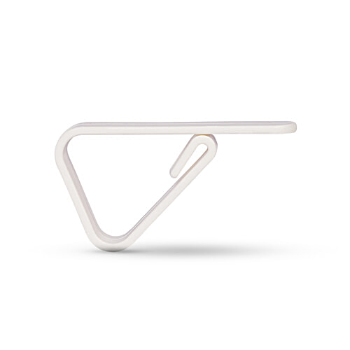 bb home Table Cloth Holder Clamps - White, 4 Pcs