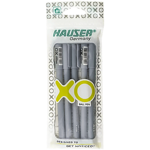 Hauser XO Ball Pens - Black Ink, 5 pcs  