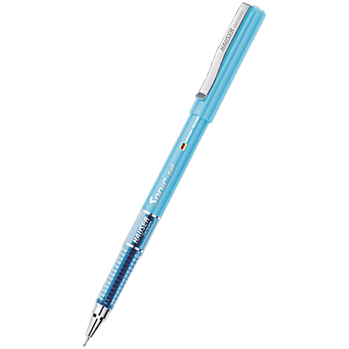 Hauser Sonic Gel Pen - Blue & Black Ink, 5 pcs (3 Blue + 2 Black) 