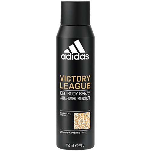 Adidas Victory League Deo Body Spray, 150 ml  48H Enduring Fragrance, Dynamisch & Wurzig