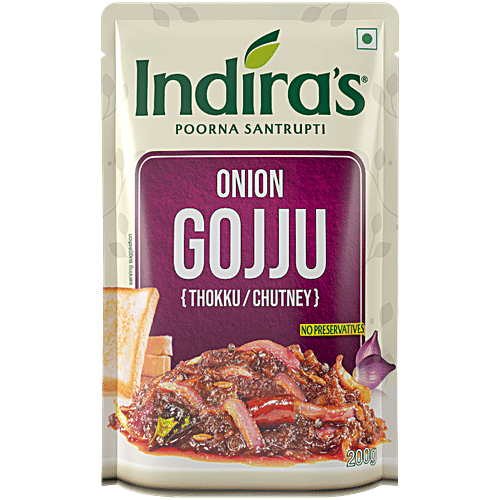 Indira's Onion Gojju/Thokku/Chutney, 200 g