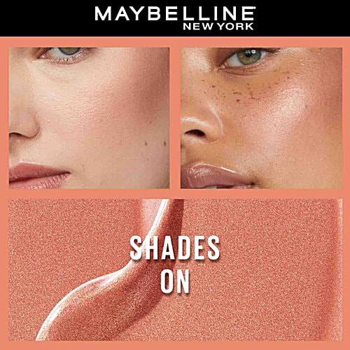 Maybelline New York Sunkisser Highlighter + Blush - 12H Wear, 4.7 g 08 Shades On 