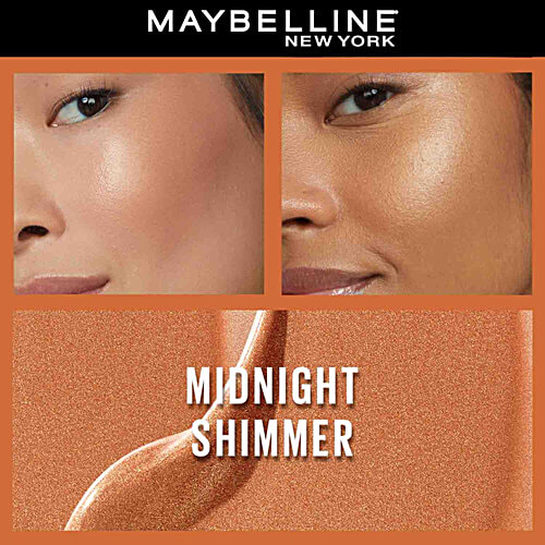 Maybelline New York Sunkisser Highlighter + Blush - 12H Wear, 4.7 g 09 Midnight Shimmer 