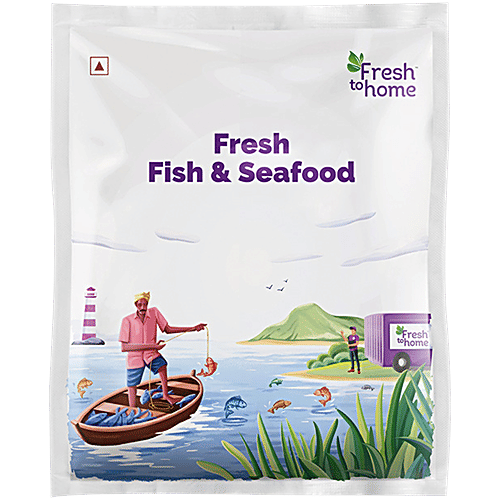 FreshtoHome Indian Prawns / Venami / Vannamei / Jhinga / Chemmin - Peeled & Deveined, 240 g (70+ Count/kg)