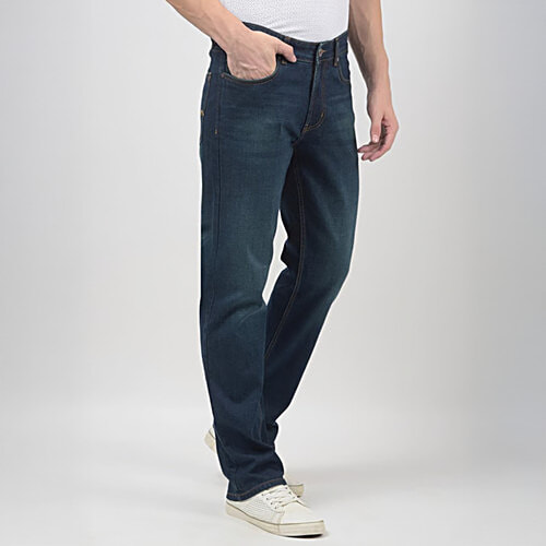 Numero Uno Dark Blue Regular Fit Sustainable Jeans RC77, 1 pc (Size - 36) 