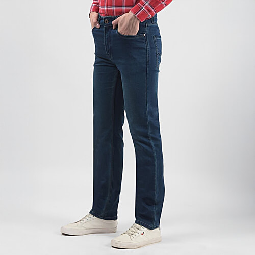 Numero Uno Dark Blue Slim Fit Sustainable Jeans RA96, 1 pc (Size - 34) 