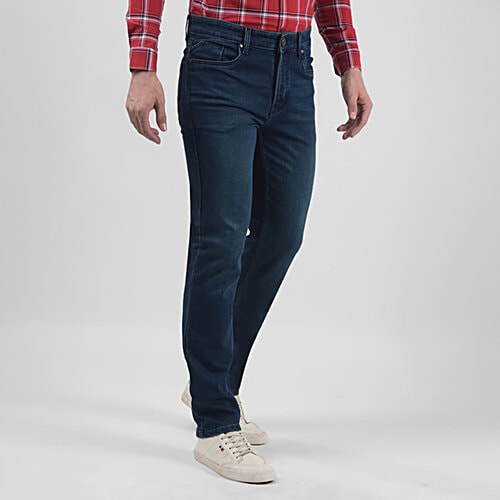 Numero Uno Dark Blue Slim Fit Sustainable Jeans RA96, 1 pc (Size - 34) 