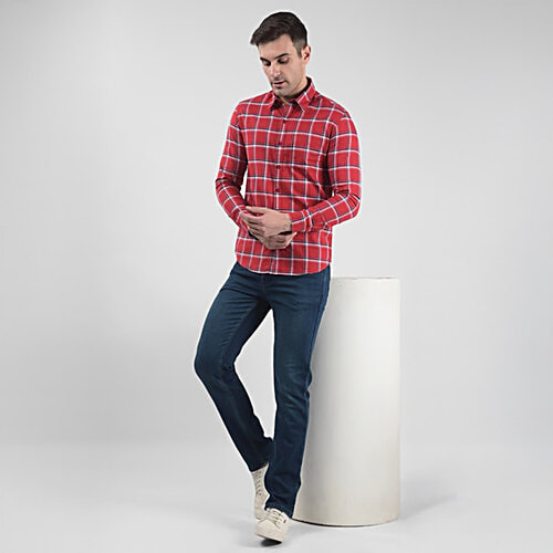 Numero Uno Dark Blue Slim Fit Sustainable Jeans RA96, 1 pc (Size - 34) 