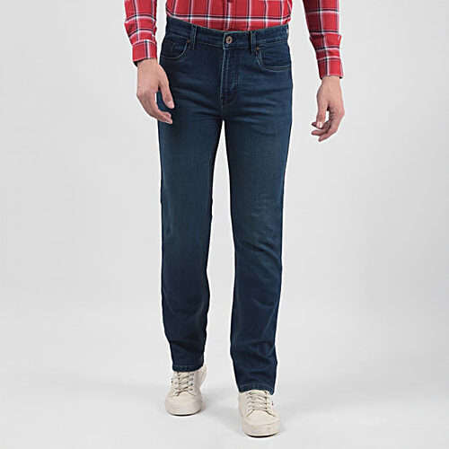 Numero Uno Dark Blue Slim Fit Sustainable Jeans RA96, 1 pc (Size - 34) 