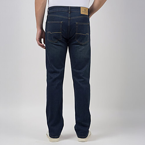 Numero Uno Dark Blue Straight Fit Sustainable Jeans RM78, 1 pc (Size - 34)