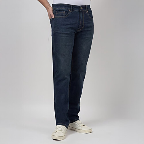 Numero Uno Dark Blue Straight Fit Sustainable Jeans RM78, 1 pc (Size - 34)