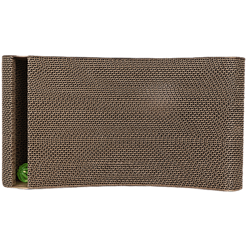 Basil Cat Cardboard Scratcher - With Ball, 1 pc