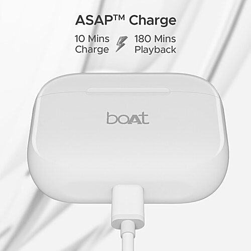 boAt Airdopes 161 TWS Earbuds - Pearl White, 1 pc  