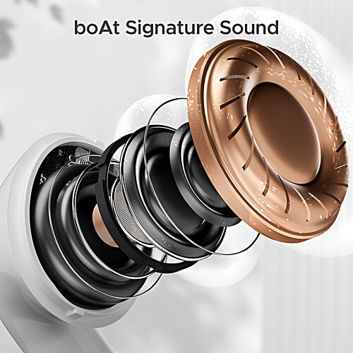 boAt Airdopes 161 TWS Earbuds - Pearl White, 1 pc  