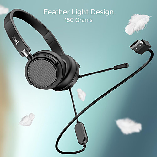 boAt Bassheads 900 Pro Wired Headphones - Black, 1 pc