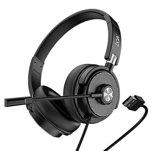 boAt Bassheads 900 Pro Wired Headphones - Black, 1 pc