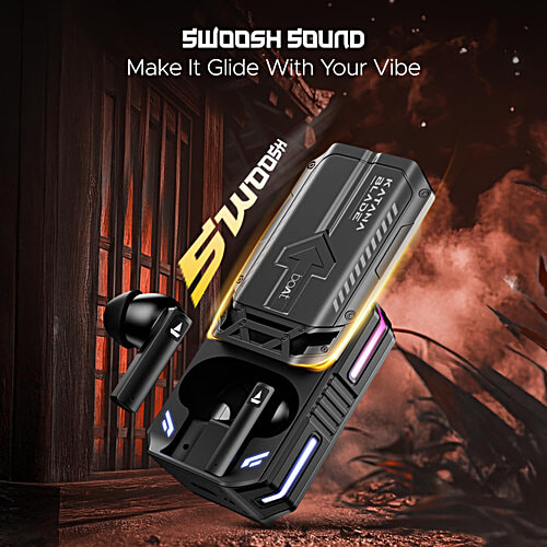 boAt Immortal Katana Blade 2.0 TWS Earbuds - Gunmetal Black, 1 pc