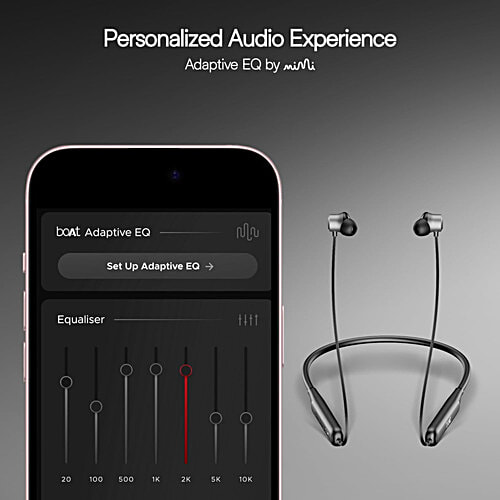 boAt Rockerz 210 ANC Bluetooth Neckband - Onyx Black, 1 pc